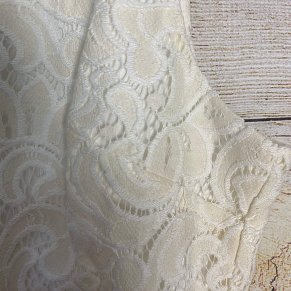 Wapi Lace Ivory Dress Size M NWOT - Picture 4 of 7